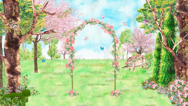 Painel Sublimado Tecido Microfibra Meninas Jardim Paisagem - Foto 4