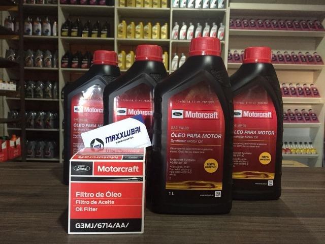 Kit Lubrificante MotorCraft Original 5w30 + Filtro de óleo