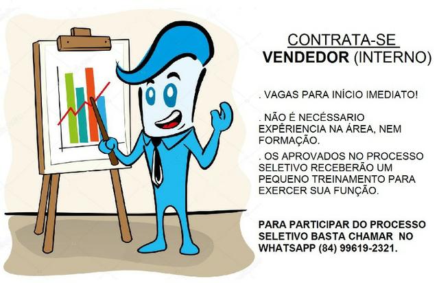 Emprego para Vendedor (Interno)