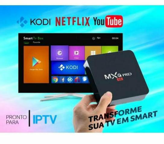 Smart box tv android 4GB RAM 32 armazenamento