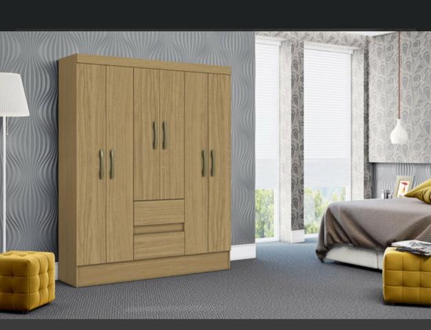 Promoção guarda-roupa 6 portas aramoveis Novo entrega grátis - Foto 2
