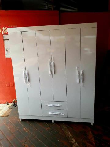 Guarda-roupa branco 6 portas Novo entrega grátis
