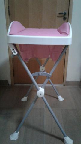 Banheira com Trocador Burigotto Rosa - Foto 4