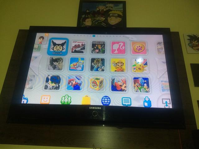 Nintendo Wii U com caixa + hd de 500gb com jogos + controle pró - Foto 6