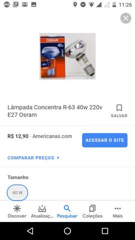 Pendente Luminaria Luxo (4 lâmpadas Osram) - Foto 5