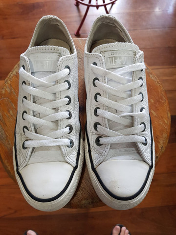 all star couro branco 36