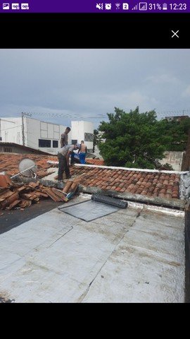 pingueiras reparos no telhado infiltrações lajes telhado parede... - Foto 2