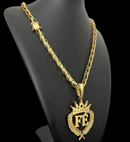 Cordão balão com pingente Banhado a ouro 18k top - Foto 6