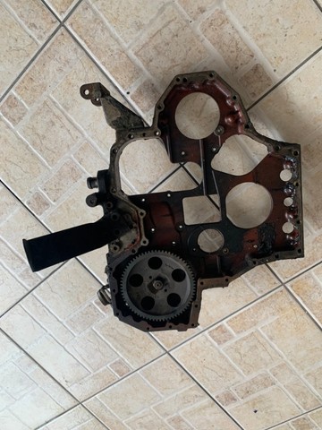 tampa frontal motor mwm 4 cil original - Foto 2