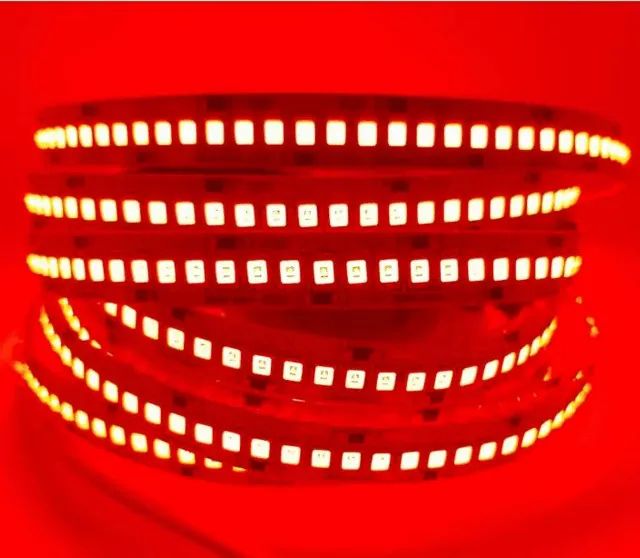 Fita De Led 240 Leds Vermelho Ip20 5 Mts 12v 5a - 48w - Foto 2
