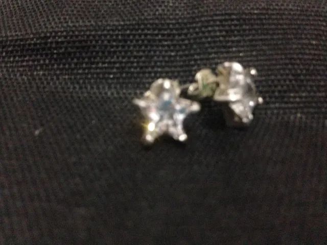 Conjunto Estrela Brincos + Anel tamanho 21 - Foto 3