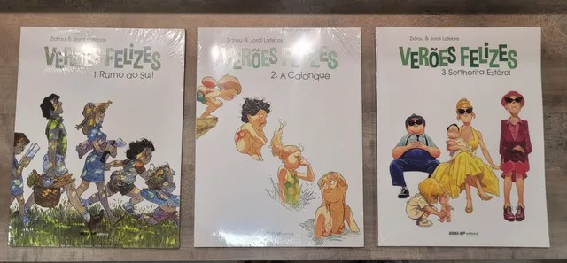 Hqs trilogia Veros Felizes editora Sesi-sp novos lacrados