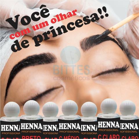 20 Hennas Para Sobrancelha Designer Profissional Alto Poder de Fixação atacado pra revenda - Foto 5