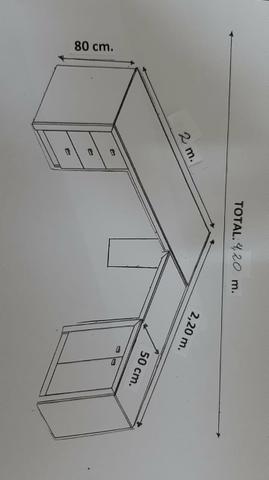 Mesa em "L" - Foto 2