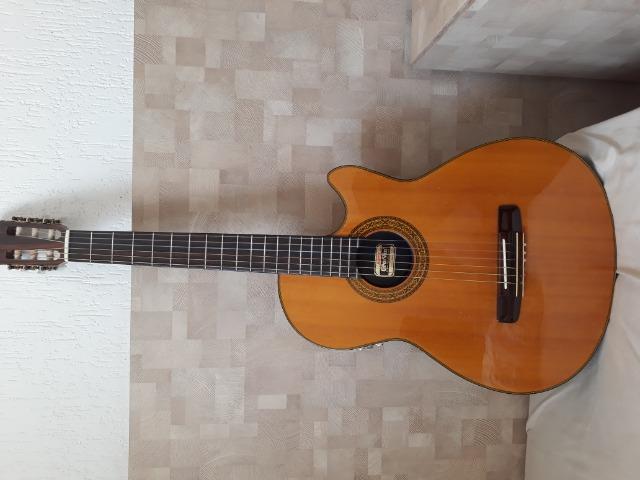 Violão Morris Flat Maciço (com Case) - Relíquia - Foto 4