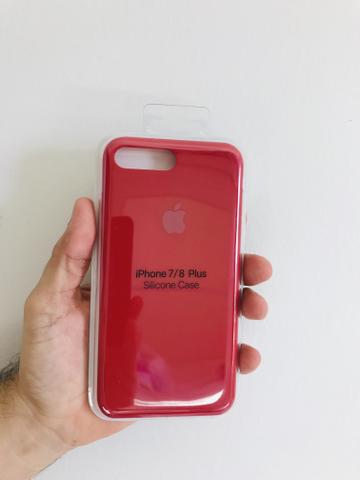 Capa Silicone aveludada Apple IPhone 6, 6s, 6s Plus, 7, 7 Plus, X, Xs, Xr - Foto 5