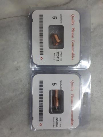 Kit c/ 5 peças Eletrodo plasma 220842 novo - Foto 5