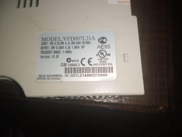 Inversor de Frequência Delta Série VFD-L - Foto 2