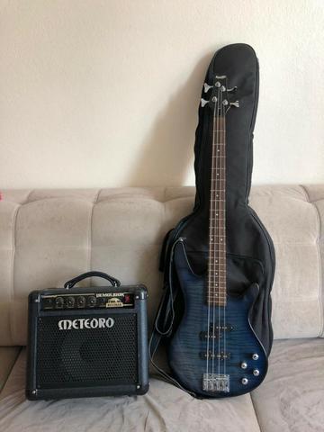Contra Baixo Ativo Ibanez Gsr200 Cubo Meteoro Demolidor Capa Cabo