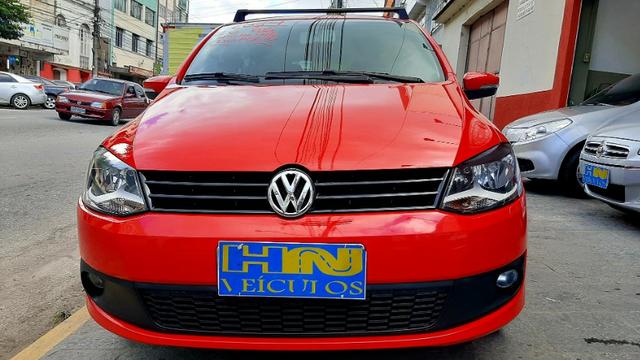 Vw fox GII highline motor 1.6 8v flex 4p vermelho 2014 raridade top