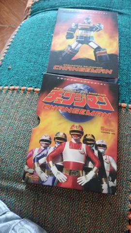 DVD Box lata esquadrão relâmpago Changeman