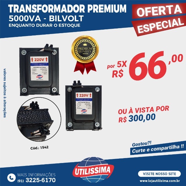 Transformador 5000va Premium - Entrega Gratis 