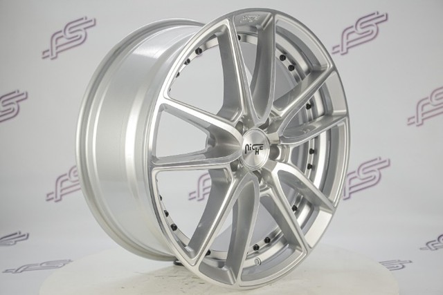Jogo De Rodas Niche Dfs Prata 5x112 - 19x8,5 E 19x9,5 - Foto 2