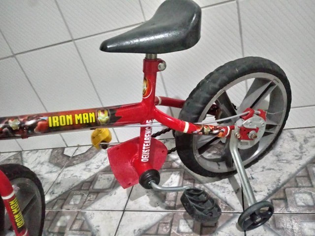 Bicicleta infantil aro 14" , Homem de Ferro. - Foto 2