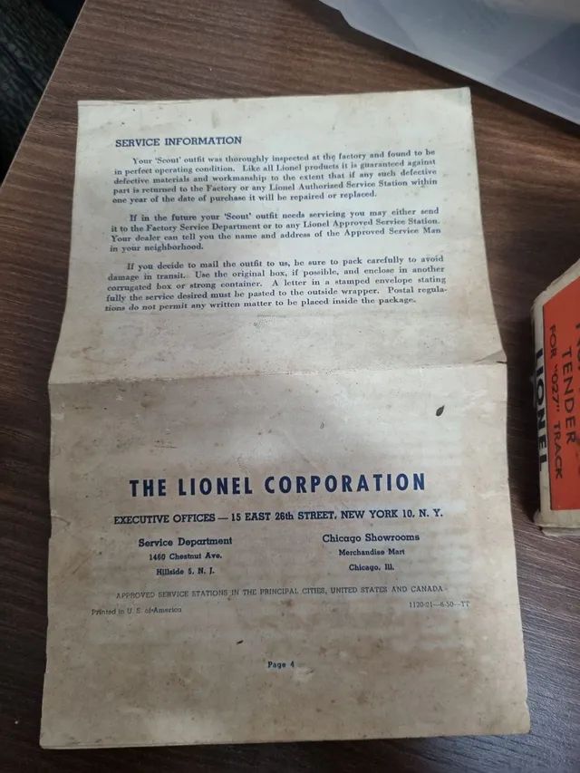 Trem Lionel 1958 expresso canada  - Foto 4