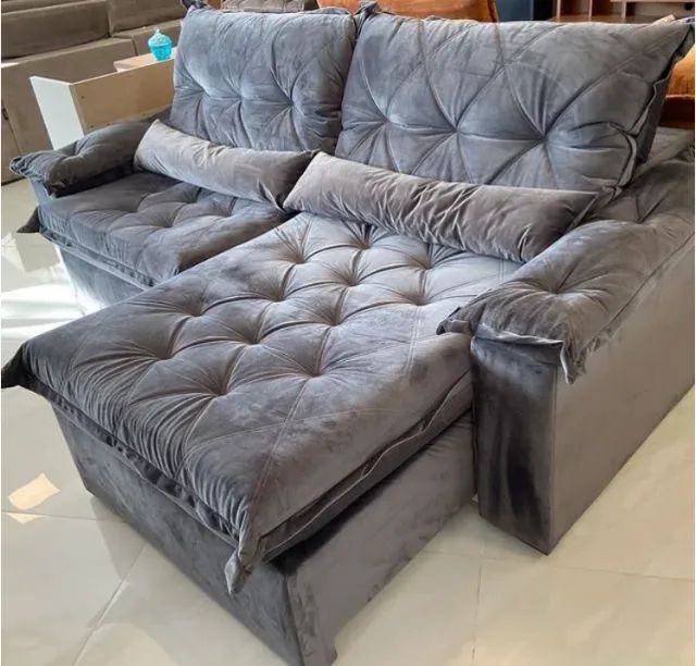 Sofá Retrátil e Reclinável Ouro Preto/Avalon 250 - Receba Amanhã!!Maio0239 - Foto 3