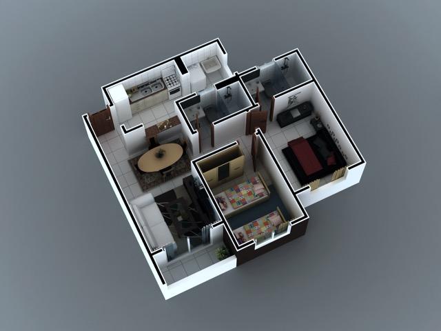 Apartamento em Nova Parnamirim, 2 Quartos (1 suíte) - Foto 8