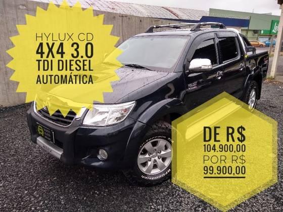 TOYOTA HILUX 2012/2012 3.0 SRV 4X4 CD 16V TURBO INTERCOOLER DIESEL 4P AUTOMÁTICO