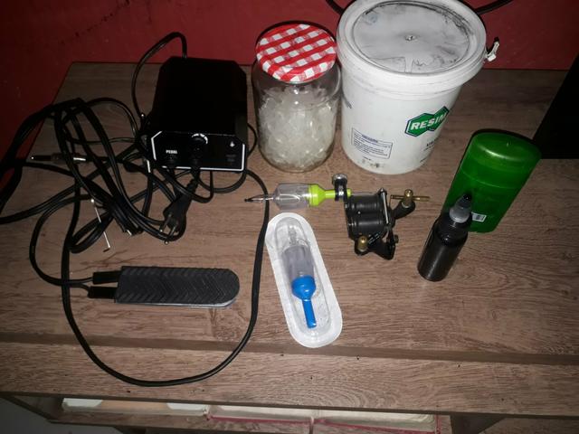 Kit de tatuagem completo