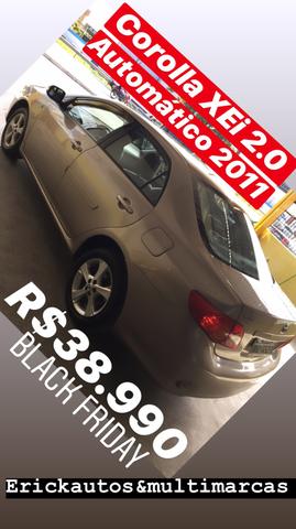 COROLLA XEi 2.0 AUTOMÁTICO FLEX 2011 TOP DE LINHA SUPER NOVO R$ 38.990