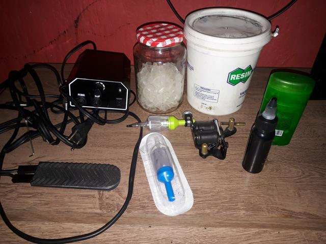 Kit de tatuagem completo - Foto 2