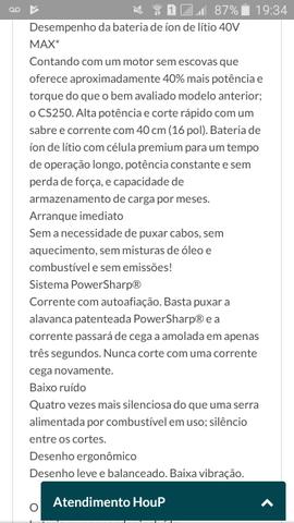 Vendo motoserra a bateria oregon - Foto 3