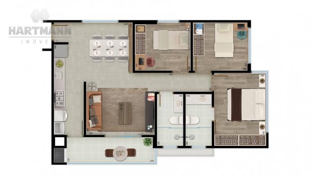 Apartamento com 3 dormitórios à venda por R$ 518.500,00 - Mercês - Curitiba/PR - Foto 20
