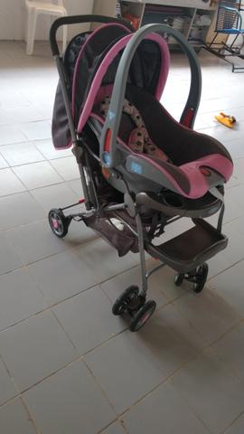 Carrinho de bebê pouco usado - Foto 2