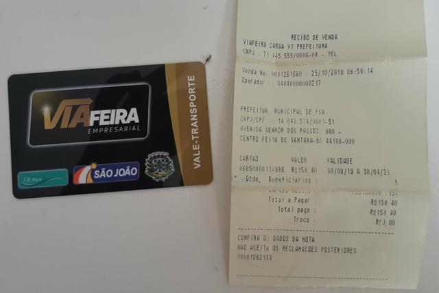 Cartão Via Feira