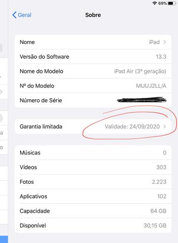 IPad Air 3 geração (último modelo)+ Smart Cover original - Foto 6