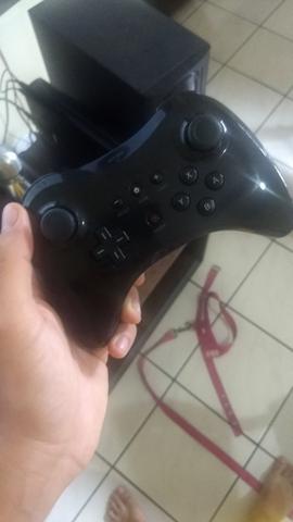 Nintendo Wii U com caixa + hd de 500gb com jogos + controle pró - Foto 5