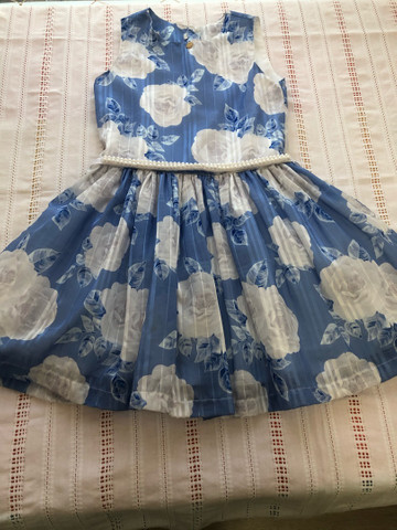 vestido matinee infantil