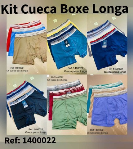 Kit cuecas  Excelência Lingerie 
