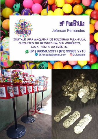 Novidade Muito Mais Divertidas Para Festas ou Eventos Com Vending Machines - 2F FunBalls!! - Foto 4