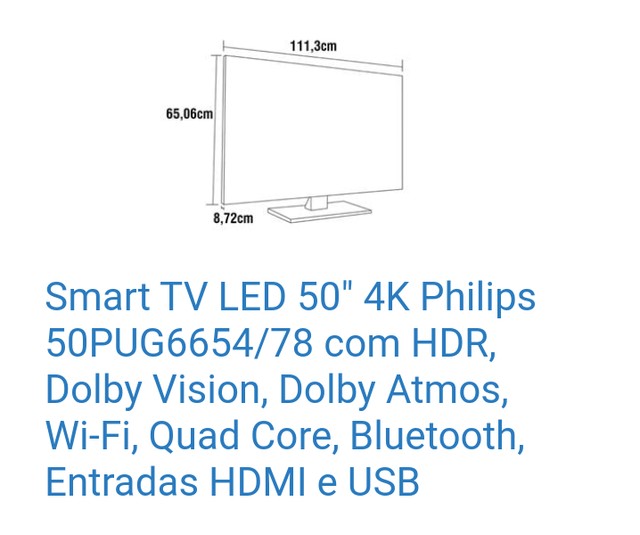Smart TV LED 50