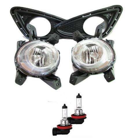 Kit Farol Milha Neblina Hyundai Hb20 2012 14 2015 Botao Trip - Foto 4
