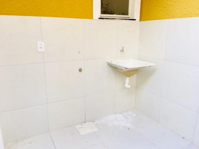 Documentação Inclusa: 2 quartos, 2 wcs, garagem, sala, coz americana, quintal, área serviç - Foto 14