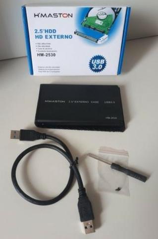 (NOVO) Case 3.0 Externa Hd Sata Ssd Notebook 2.5 Xbox One Ps4 - Foto 3
