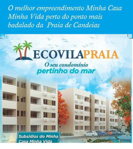 CB Melhor minha casa minha vida em Candeias 2 Qtos 50/53 m2, c/suite/Varanda - Foto 5