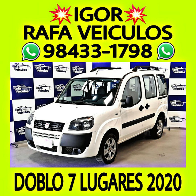 FIAT DOBLO 1.8 FLEX 2020 1 MIL DE ENTRADA FALAR COM IGOR KTFG